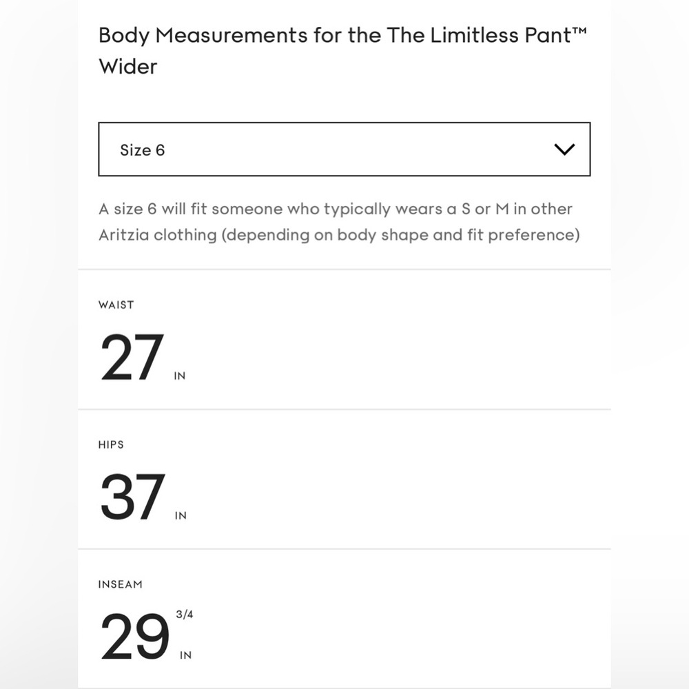 NWT Aritzia Wilfred The Limitless Pant™ Wider in Black Size 6 High Rise Wide Leg - Picture 13 of 14